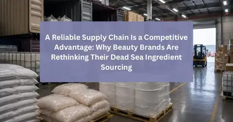 A reliable supply chain is a competitive advantage